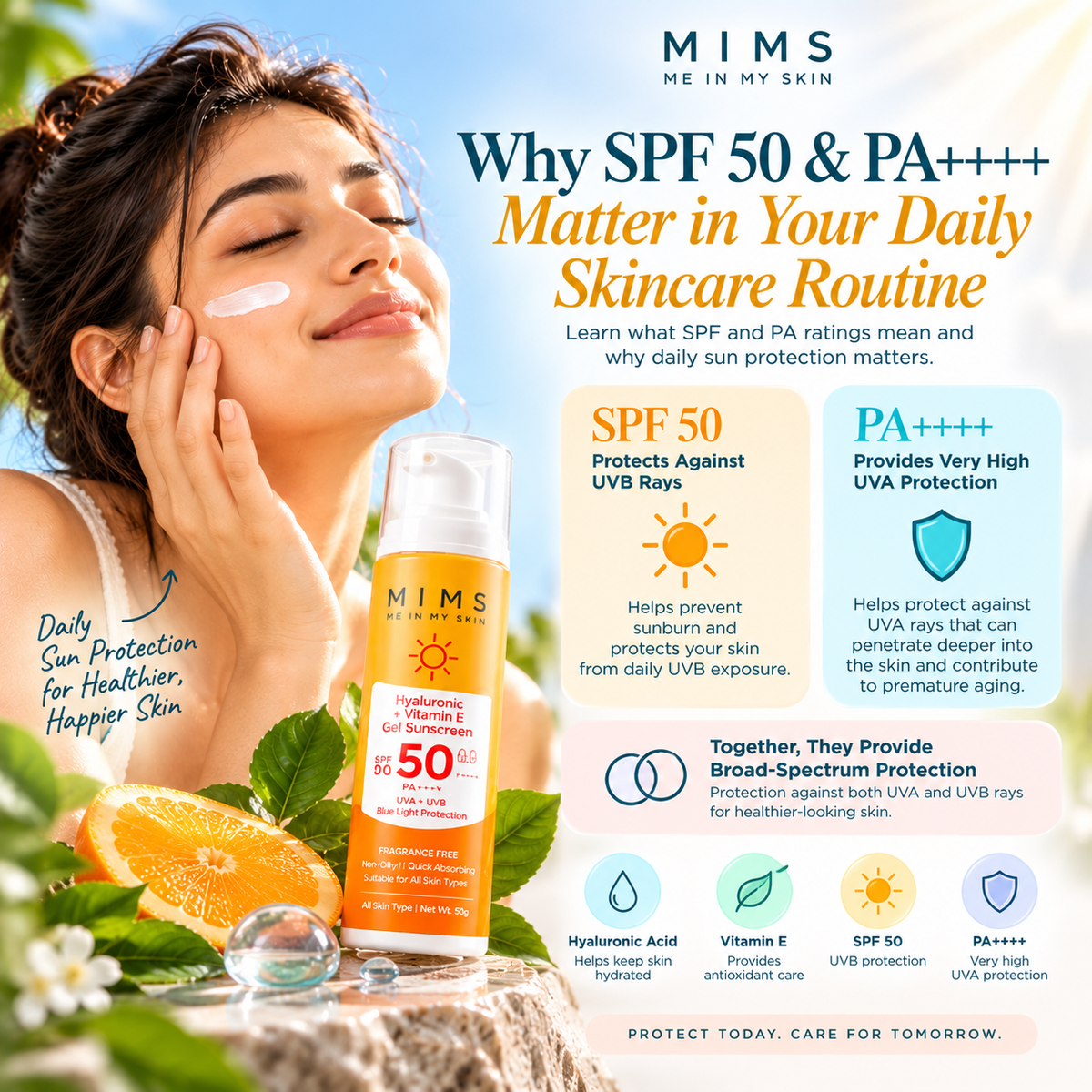 Why SPF 50 & PA++++ Matter for Daily Sun Protection | MIMS