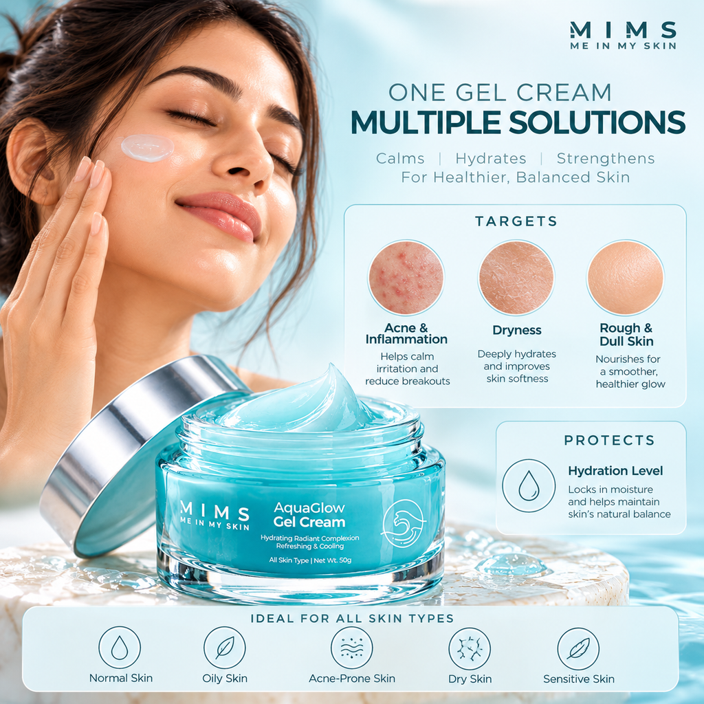AquaGlow Gel Cream – Hydrating Gel Moisturizer for All Skin Types