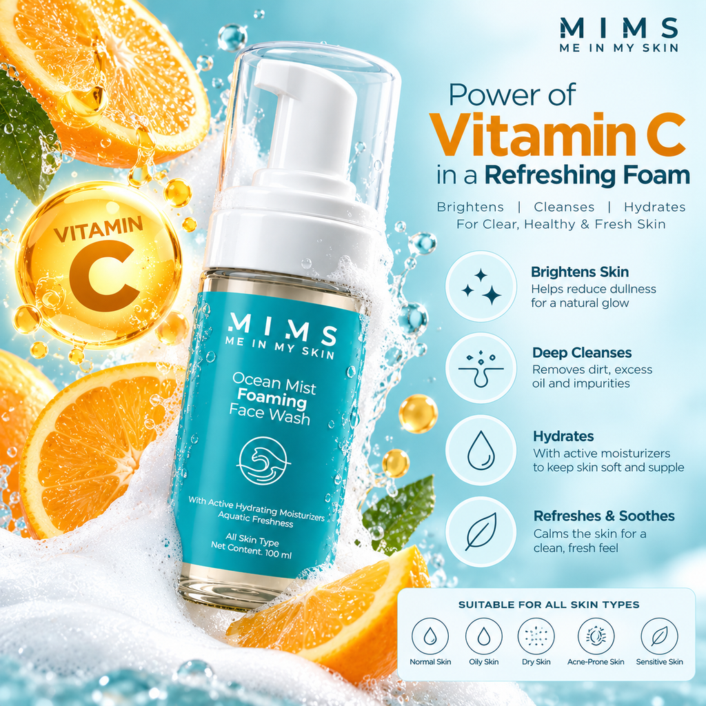 Ocean Mist Foaming Face Wash with Vitamin C